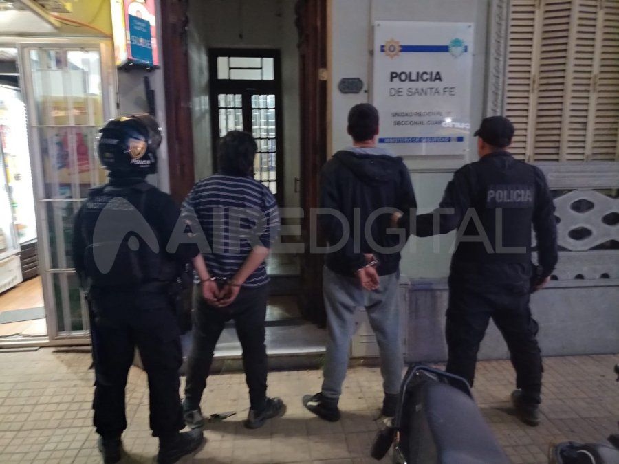 Los sospechosos fueron llevados a la Comisaria 4.