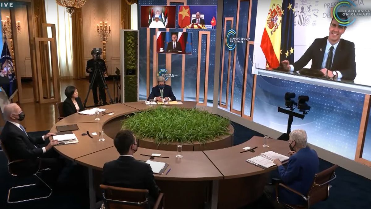 Pedro Sánchez en la cumbre climática: 