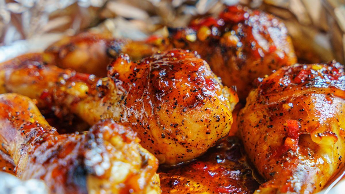 Cómo hacer un pollo glaseado con limonada.