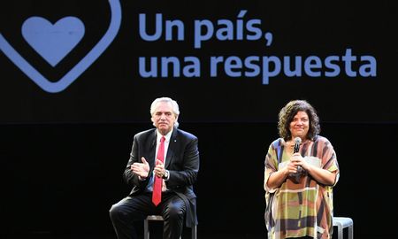 El presidente encabezó una actividad en el Centro Cultural Kirchner (CCK) de Buenos Aires. El presidente encabezó una actividad en el Centro Cultural Kirchner (CCK) de Buenos Aires.