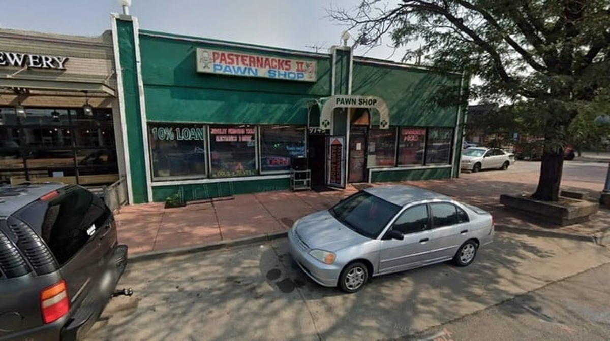 La casa de empeño donde está el ataúd (Austin Kellerman - NYP).