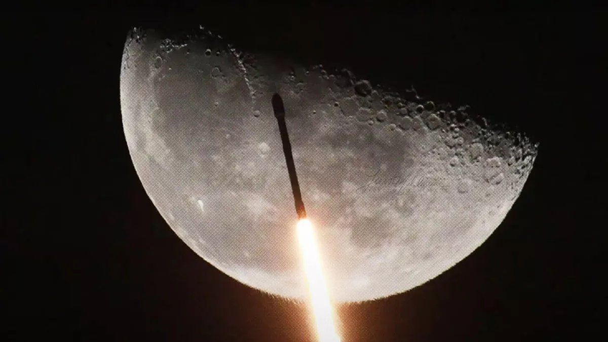 Un fragmento de un cohete de Elon Musk se estrellará en la Luna en marzo