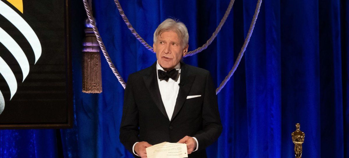 Harrison Ford dio que hablar con un peculiar momento en la gala de los Premios Oscar 2021.&nbsp;