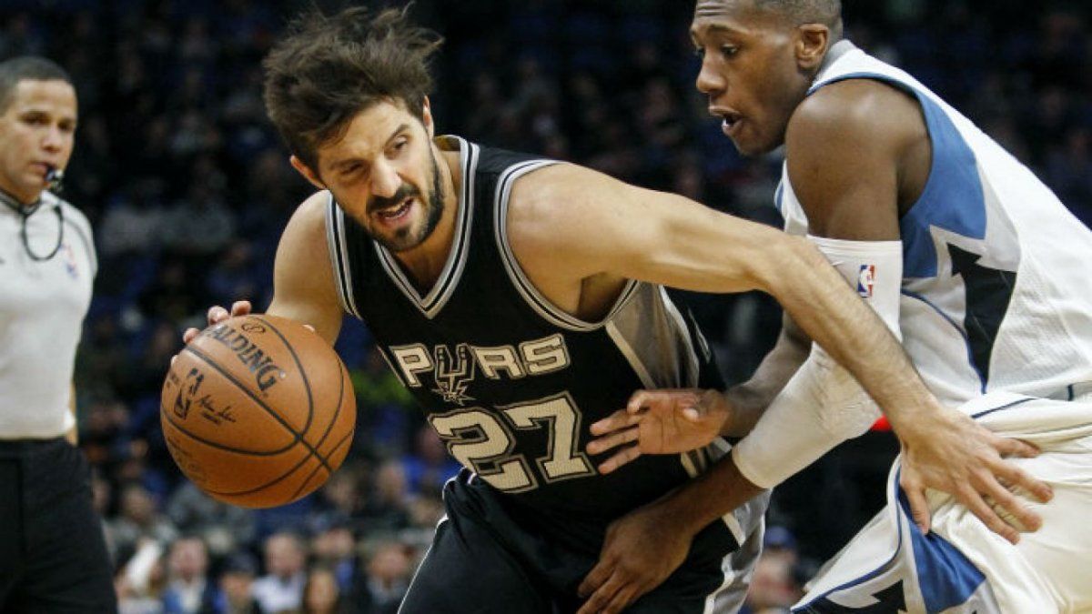 Nicolás Laprovittola jugó en San Antonio Spurs.
