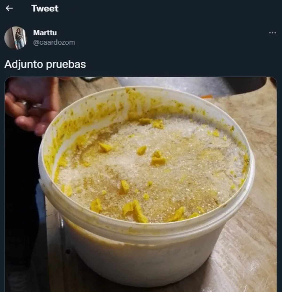 Compró helado para Navidad y se llevó una asquerosa sorpresa.