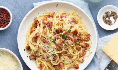 La clásica salsa carbonera, una receta fácil y deliciosa. La clásica salsa carbonera, una receta fácil y deliciosa.