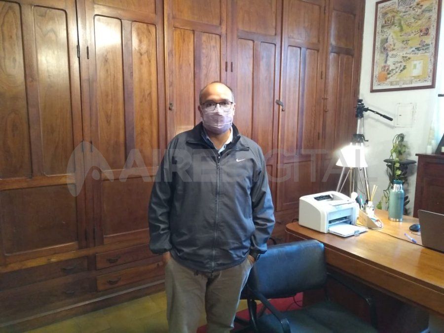 El Padre Javier Rojas está a cargo del Santuario Nuestra Señora de los Milagros.