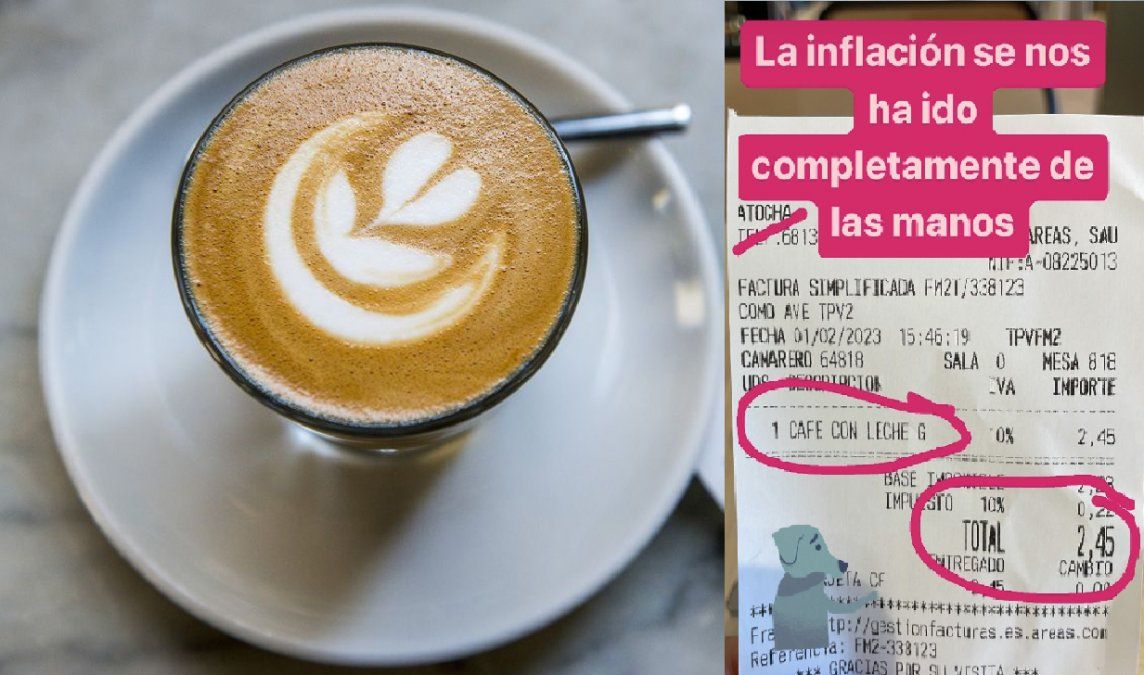 Pidió un café con leche y se indignó por lo que le cobraron: La bebida de los aristócratas