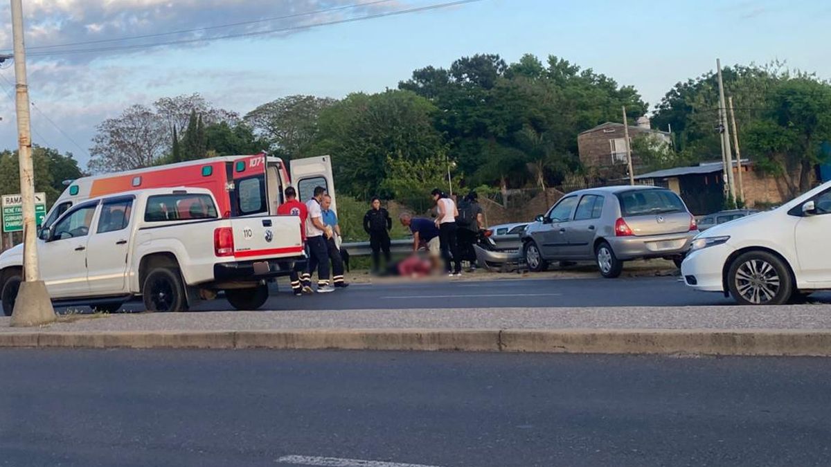 El siniestro ocurrió en el kilómetro 0