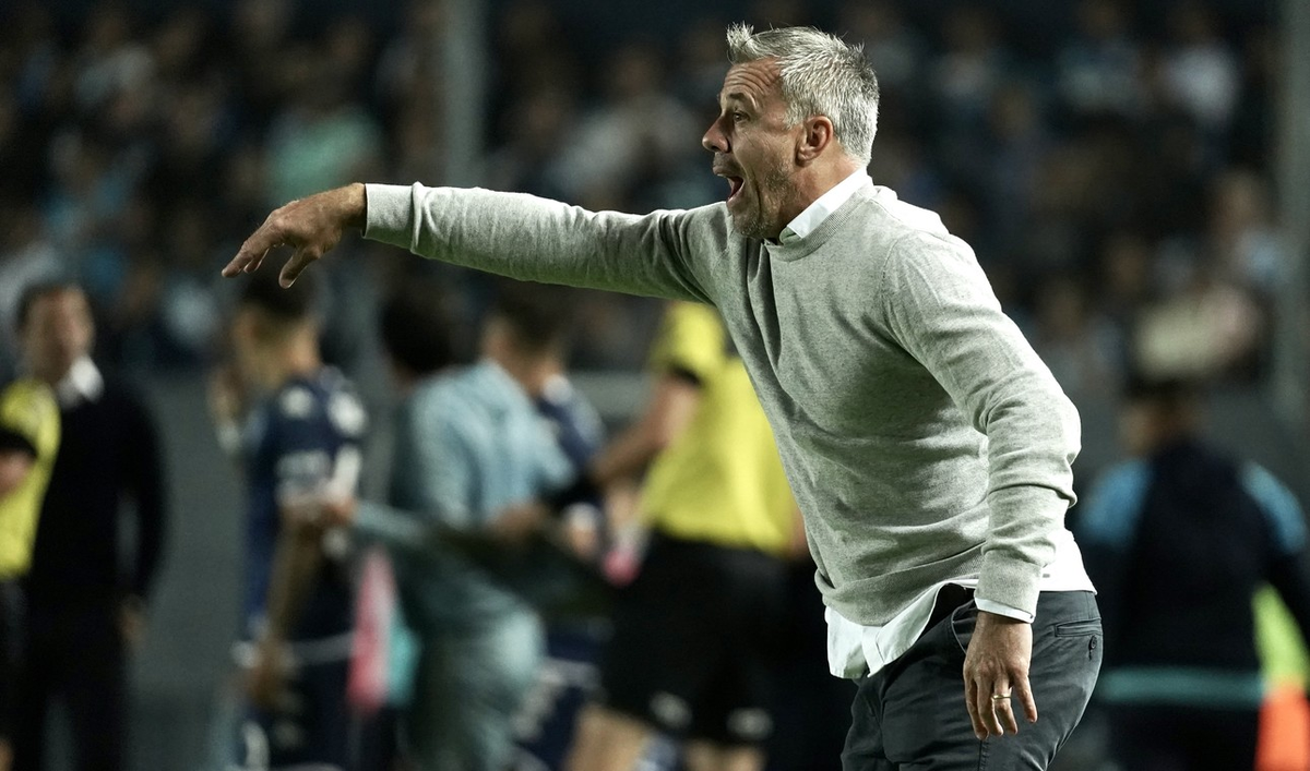 Lucas Pusineri, DT de Tigre. Lucas Pusineri, DT de Tigre.