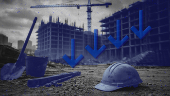 La des-construcción avanza: menos empresas, menos trabajadores