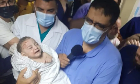 Franja de Gaza: matan diez miembros de familia y sólo se salva un bebé Franja de Gaza: matan diez miembros de familia y sólo se salva un bebé