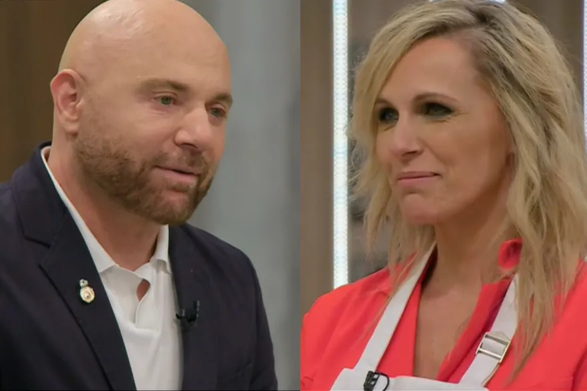 Germán Martitegui y Denise Dumas protagonizaron un picante cruce en MasterChef Celebrity.