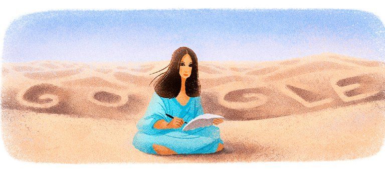 Sanmao fue homenajeada por Google.