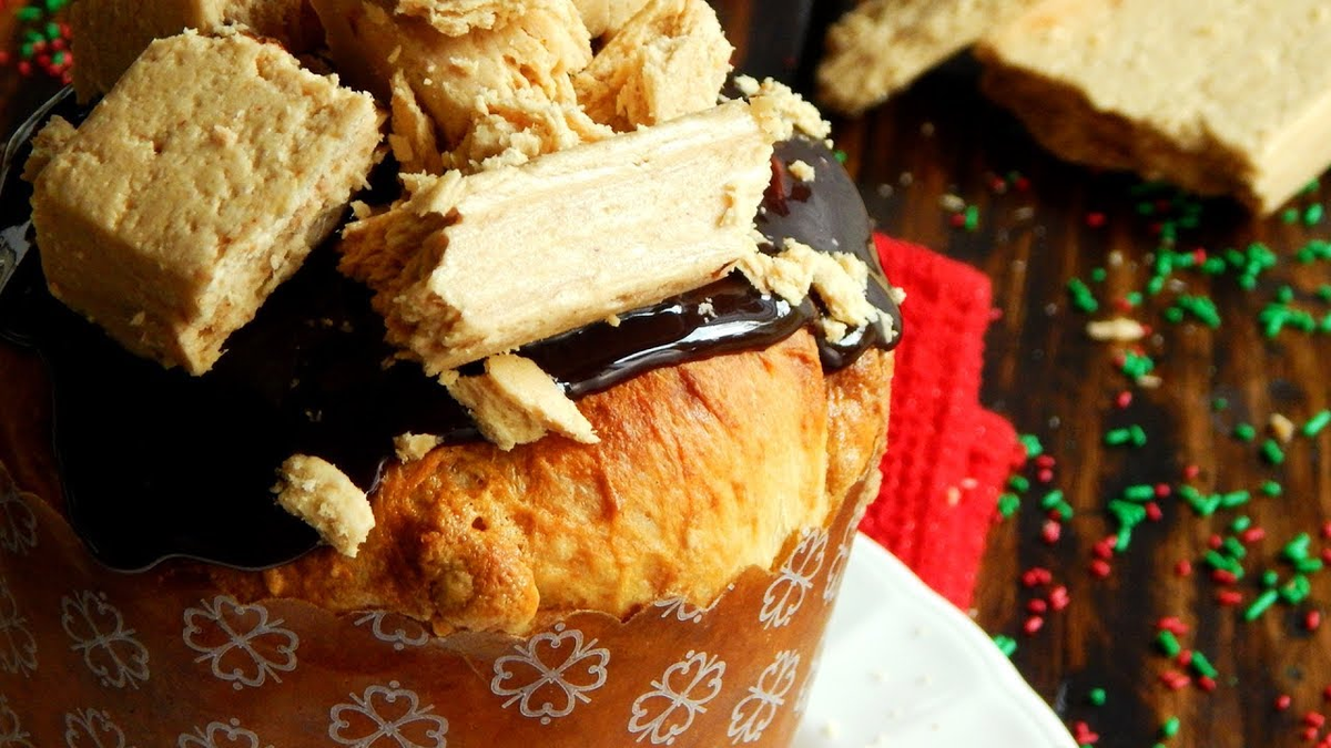 El pan dulce relleno de dulce de leche es una alternativa deliciosa y diferente para hacer y disfrutar en Navidad. El pan dulce relleno de dulce de leche es una alternativa deliciosa y diferente para hacer y disfrutar en Navidad.