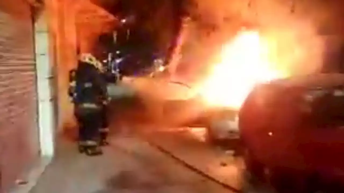 El incendio ocurrió en el barrio de Balvanera durante la madrugada.