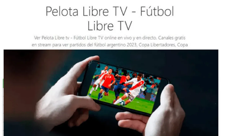 Qué es Pelota Libre, la nueva página que apareció tras el cierre de Fútbol Libre Qué es Pelota Libre, la nueva página que apareció tras el cierre de Fútbol Libre