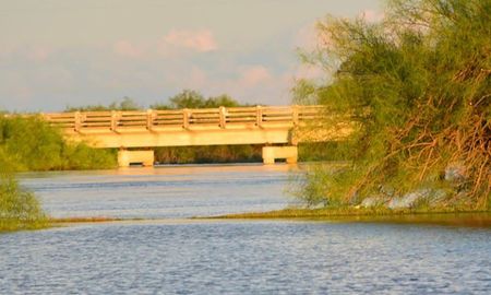 Río Salado, en Santa Fe. Río Salado, en Santa Fe.