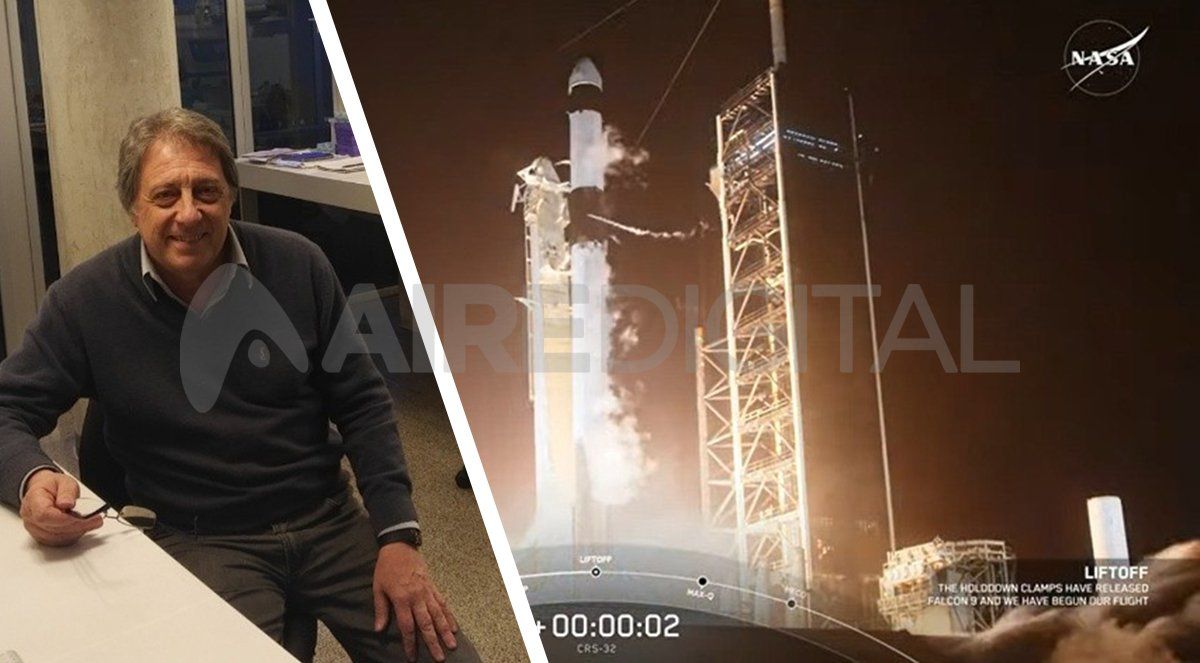 Despegó a la estación espacial un experimento del que participa un científico santafesino.