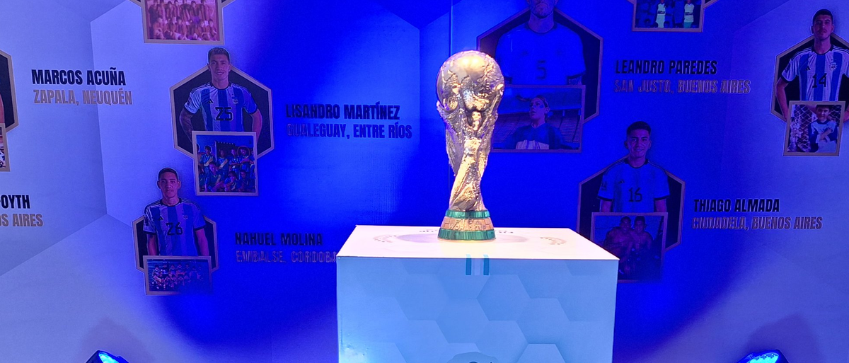 La Copa del Mundo visitó San Juan.
