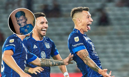 ¡Furor por Rubén Botta! Un hincha de Talleres se tatuó al exjugador de Colón ¡Furor por Rubén Botta! Un hincha de Talleres se tatuó al exjugador de Colón