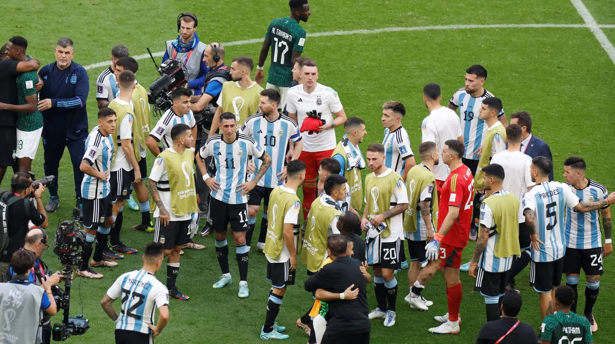 La Selección Argentina perdió en el debut contra Arabia Saudita.