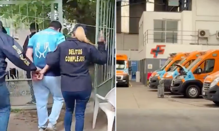 Detuvieron a médicos truchos que usaban ambulancias falsas. Detuvieron a médicos truchos que usaban ambulancias falsas.