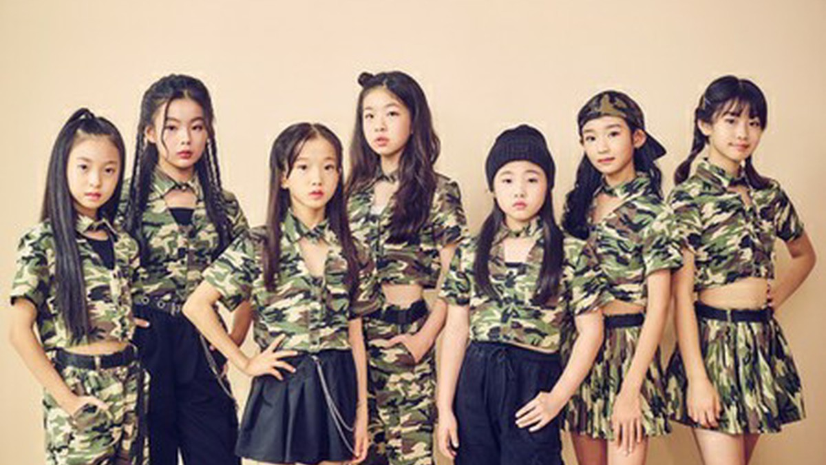 Las miembros del grupo de Kpop, "Chocofive", tienen de 7 a 12 años.