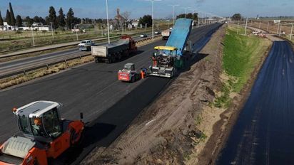 La obra del tercer carril en la autopista Rosario-Santa Fe avanza a buen ritmo y apunta a concluir en 2026