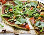 Pizza sin TACC de masa de papa. Pizza sin TACC de masa de papa.