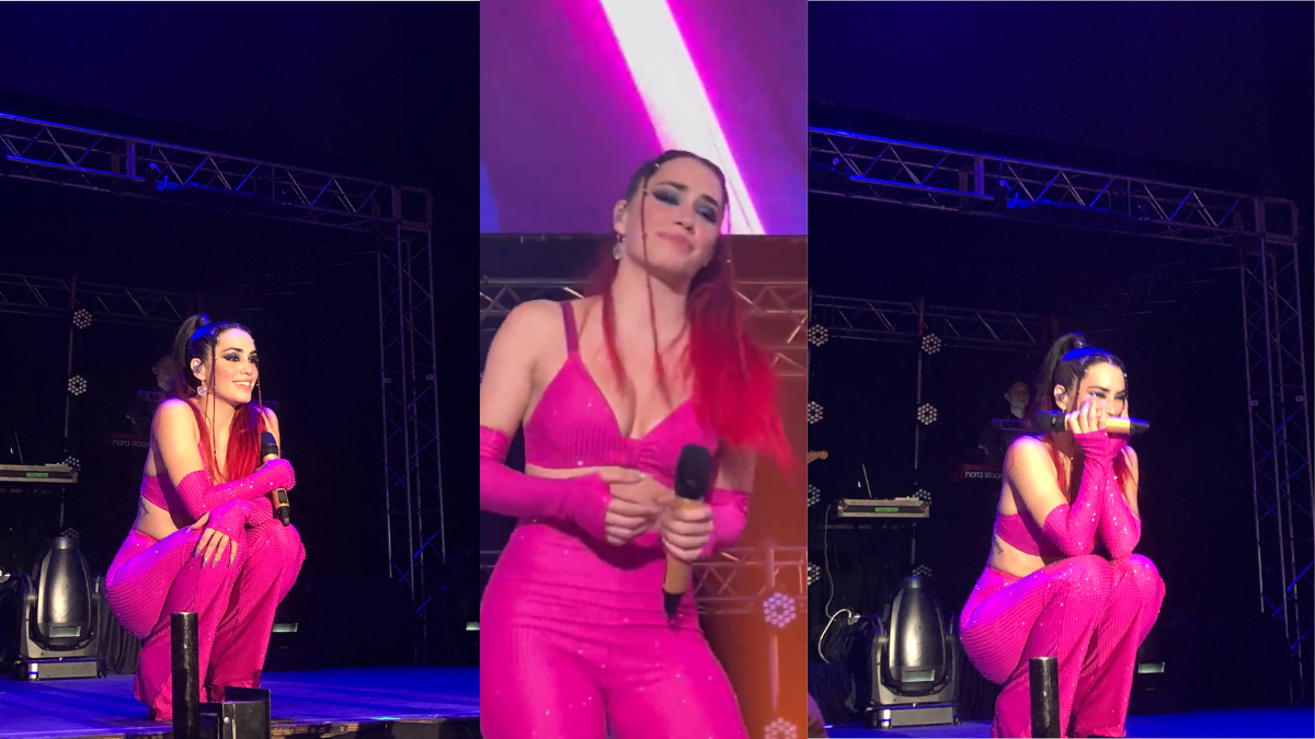 Lali al borde del llanto por una propuesta de casamiento en pleno show