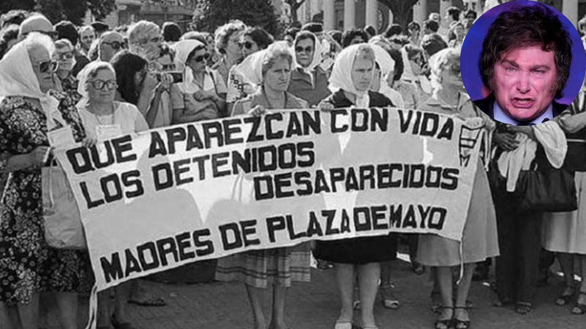 La provocación de Milei sobre los desaparecidos: 30.000 muertos de verdad