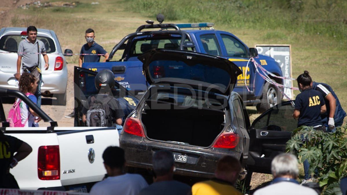 El vehículo de Gastón Cabrera fue abandonado en Naciones Unidas al 4000. En el interior del coche la policía halló a Cabrera maniatado.