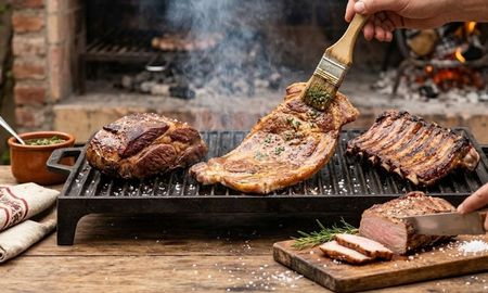 Aunque la bondiola, el pechito y el carré tienen lo suyo, el matambre lidera la parrilla por su equilibrio perfecto entre sabor, rapidez y practicidad. Aunque la bondiola, el pechito y el carré tienen lo suyo, el matambre lidera la parrilla por su equilibrio perfecto entre sabor, rapidez y practicidad.