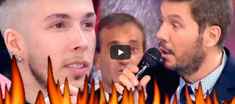 Tenso momento entre Tinelli y un bailarín que se hizo el piola