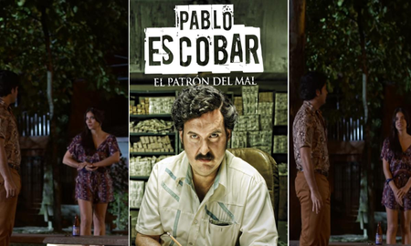 Se puso a ver la serie Pablo Escobar: el patrón del mal y descubrió que hay un fantasma en una escena Se puso a ver la serie Pablo Escobar: el patrón del mal y descubrió que hay un fantasma en una escena