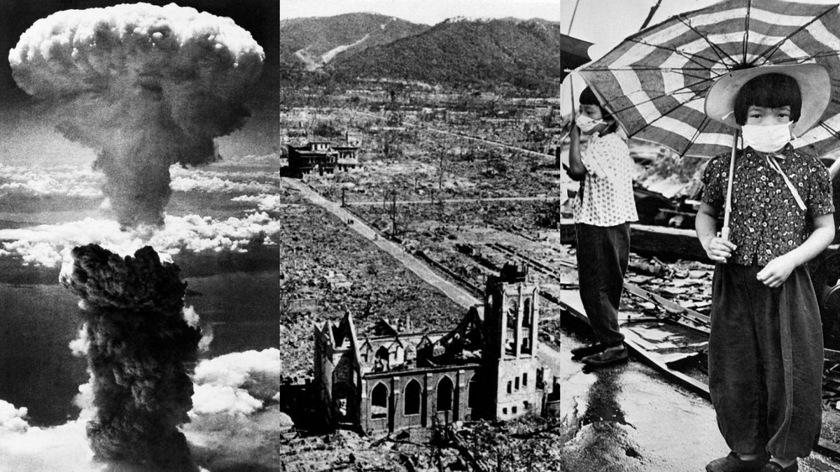 Hiroshima y Nagasaki en 1945