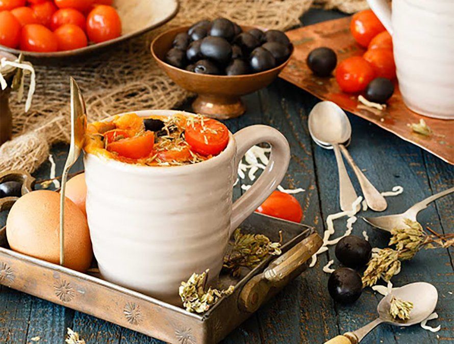 Recetas dulces y saladas en taza.