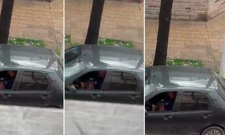 filmaron a un depravado mientras se masturbaba frente a un colegio filmaron a un depravado mientras se masturbaba frente a un colegio