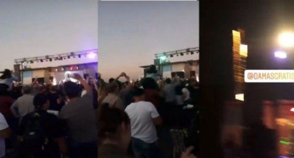Damas Gratis estuvo presente en una fiesta clandestina