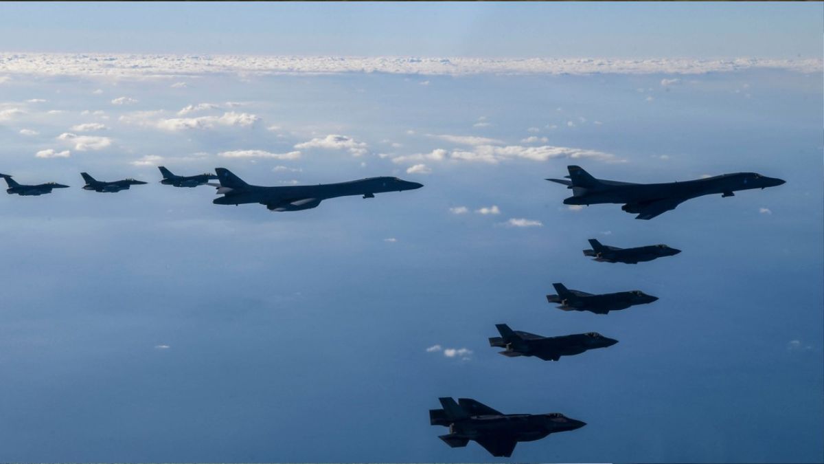 Ejercicios militares de Corea del Sur y Estados Unidos que generaron una respuesta de Pyongyang .