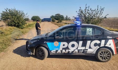 El cadáver fue encontrado en un camino rural a partir de un dato que recibieron los investigadores. El cadáver fue encontrado en un camino rural a partir de un dato que recibieron los investigadores.