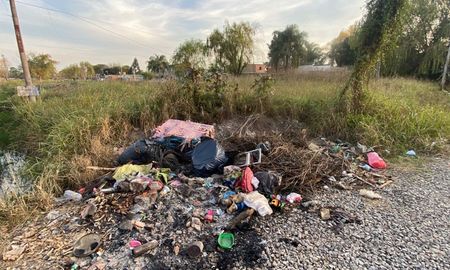 Microbasural y pastizales altos, una problemática añeja de barrio Nueva Esperanza.