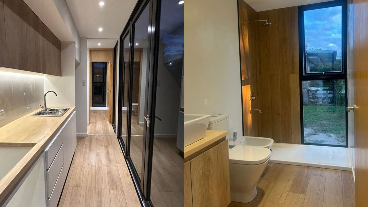 El sistema de núcleo húmedo prefabricado permite instalar baño y cocina en pocos días.