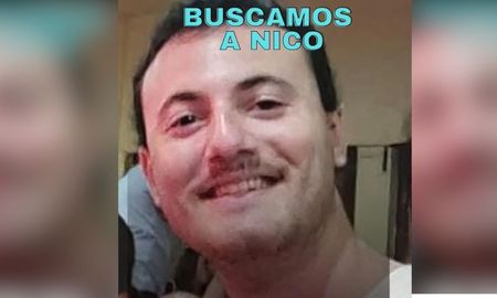 Nicolás Ezcurra tiene 23 años, ojos color verdoso y pelo castaño oscuro. Mide 1,78 y tenía puesta una campera verde y una mochila.