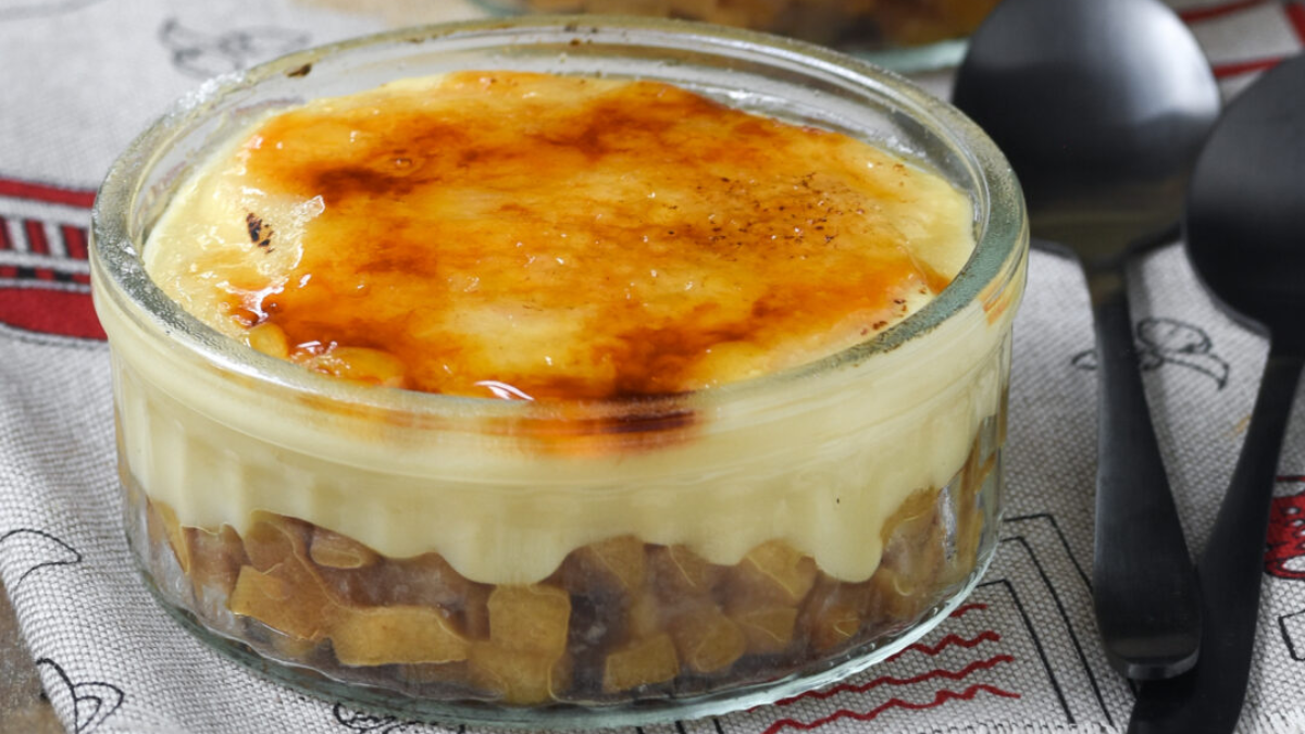 Crème brûlée de manzana: la receta fácil y deliciosa para sorprender a todos