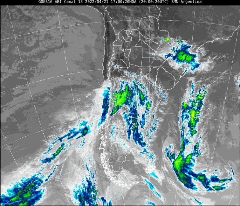 El acumulado de lluvia volvería a estar en la franja de 2 a 15 mm, pero de forma aislada podría alcanzarse los 40 mm.