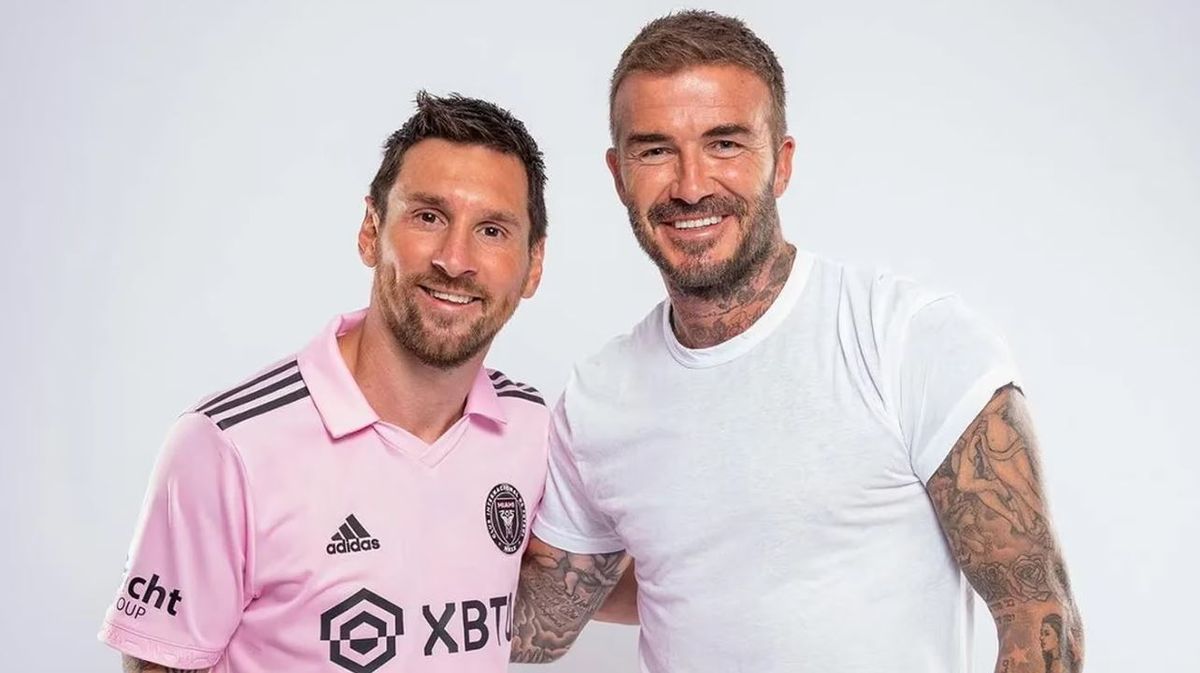 David Beckham adora a Lionel Messi. David Beckham adora a Lionel Messi.