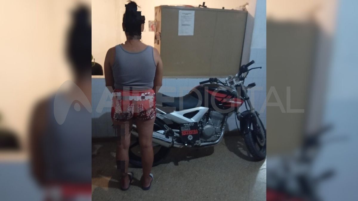 Santa Fe: detuvieron a una mujer por el robo de una moto