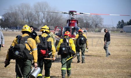 Más de 30 brigadistas en territorio y 5 medios aéreos se encuentran al servicio del operativo.